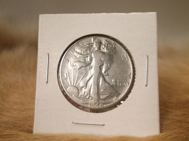 1946 US Silver Walking Liberty Half Dollar (1 of 1)