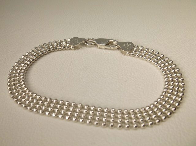 Beautiful Sterling Silver Chain Bracelet (1 of 1)