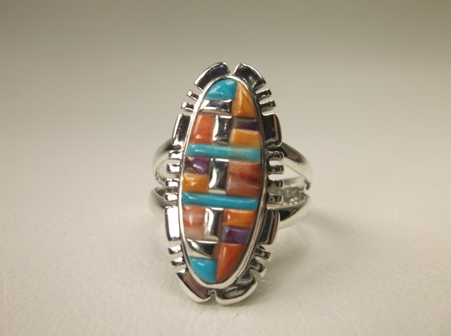 Gorgeous Sterling Silver Multi Turquoise Ring 8 (1 of 2)