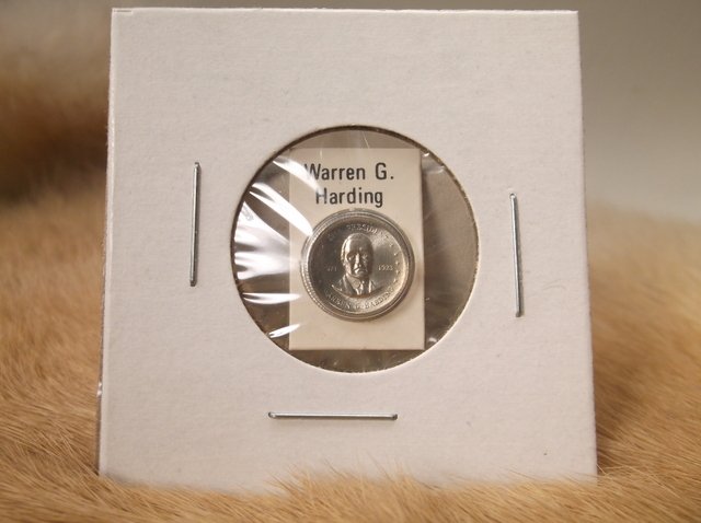 Warren G Harding Sterling Silver Presidential Coin: .