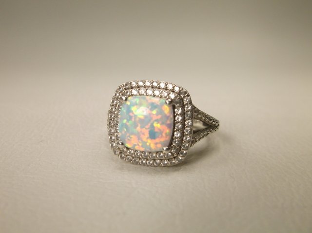 Gorgeous Sterling Silver Opal Ring 5 (1 of 2)