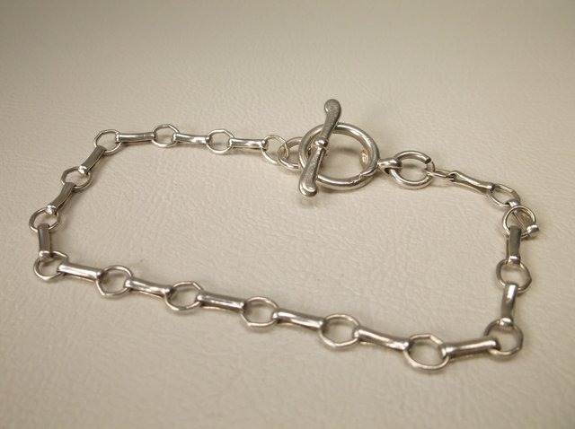 Beautiful Sterling Silver Chain Bracelet (1 of 1)