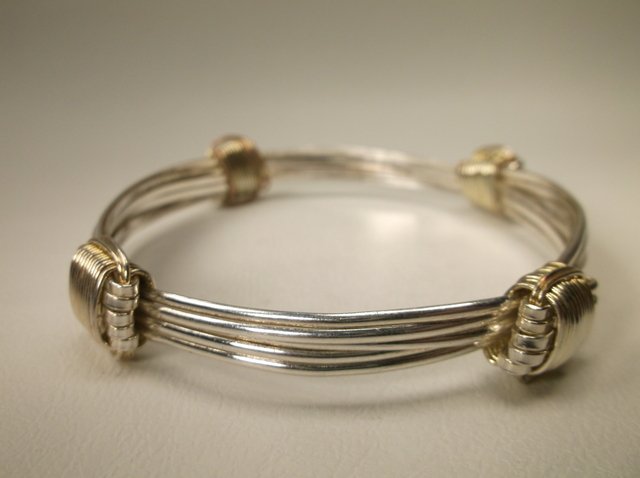 Gorgeous African Sterling Handmade Bracelet Heavy (1 of 1)