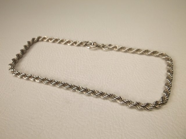 Beautiful Sterling Silver Chain Bracelet (1 of 1)