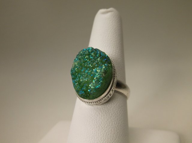 Gorgeous Sterling Silver Druzy Ring 8 (1 of 1)