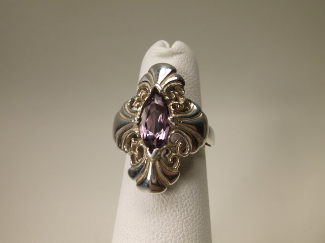 Gorgeous Kabana Sterling Silver Amethyst Ring 4 (1 of 2)