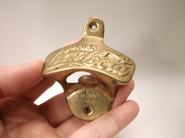 Beautiful Brass Coca-Cola Bottle Opener (1 of 1)