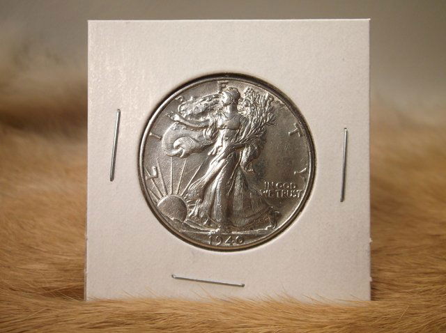 1940 US Silver Walking Liberty Half Dollar (1 of 1)