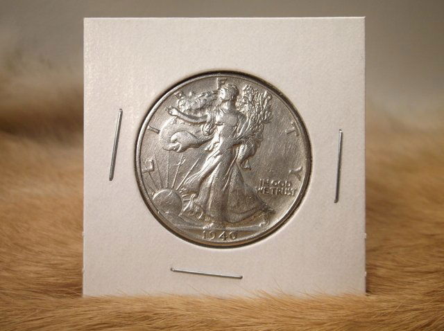 1940 US Silver Walking Liberty Half Dollar (1 of 1)