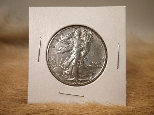 1939 US Silver Walking Liberty Half Dollar (1 of 1)