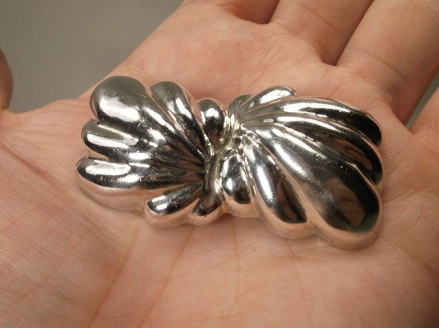 Beautiful Huge Taxco Sterling Brooch MM-34 (1 of 2)