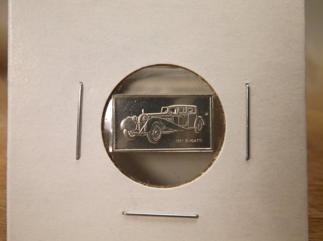1931 Bugatti Sterling Silver Car Bar (1 of 1)