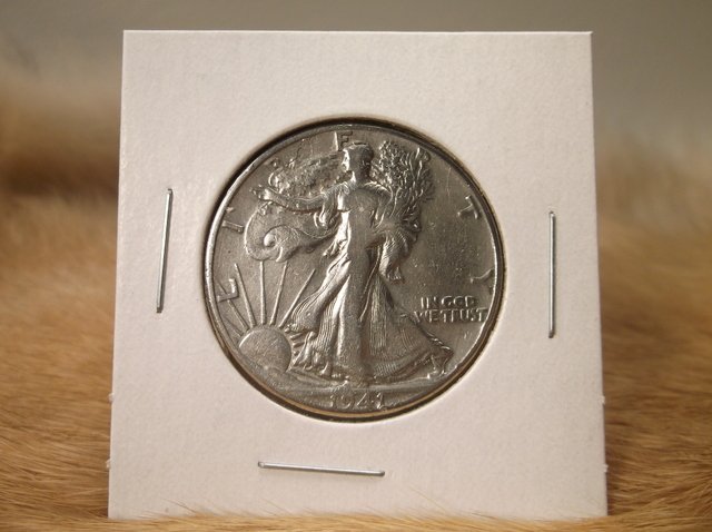 1941 US Silver Walking Liberty Half Dollar (1 of 1)