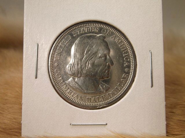 1892 US Silver Columbian Expo Half Dollar (1 of 1)