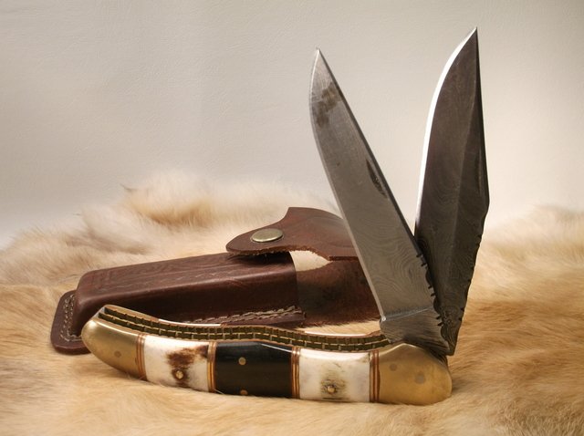 Beautiful Vintage Stag Handle Pocket Knife (1 of 3)