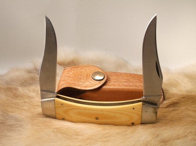 Beautiful Vintage Case XX 10 Dot Texas Lockhorn Knife (1 of 5)