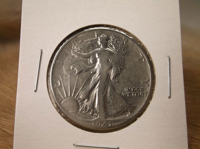 1941 US Silver Walking Liberty Half Dollar (1 of 1)