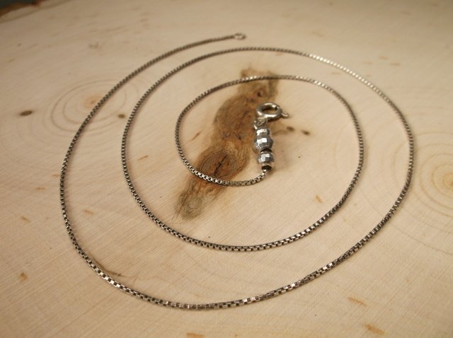 Beautiful Sterling Silver Chain Necklace 20" (1 of 1)