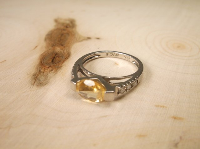 Gorgeous Sterling Silver Citrine Ring 6 (1 of 1)
