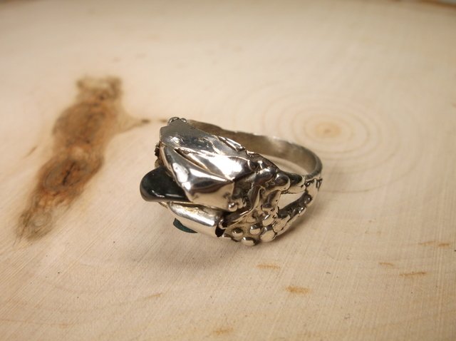 Gorgeous Sterling Silver Modernist Ring 7 (1 of 2)