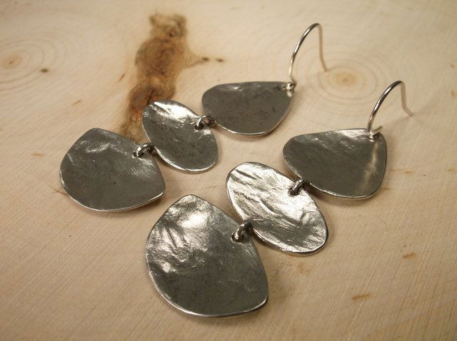 Stunning Large Silpada Sterling Silver Earrings Drop (1 of 2)