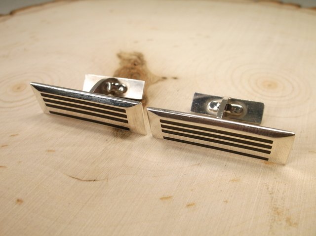 Stunning Tone Vigeland Sterling Norway Cufflinks (1 of 4)