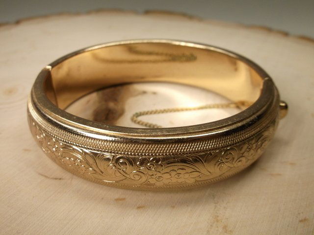 Gorgeous Antique Bangle Bracelet (1 of 1)