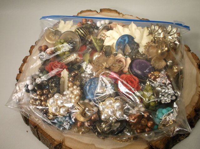 Huge Bag of Antique Vintage Earrings Sets: Huge bag of sets or earrings, nice to excellent condition, some may need cleaning you get them all