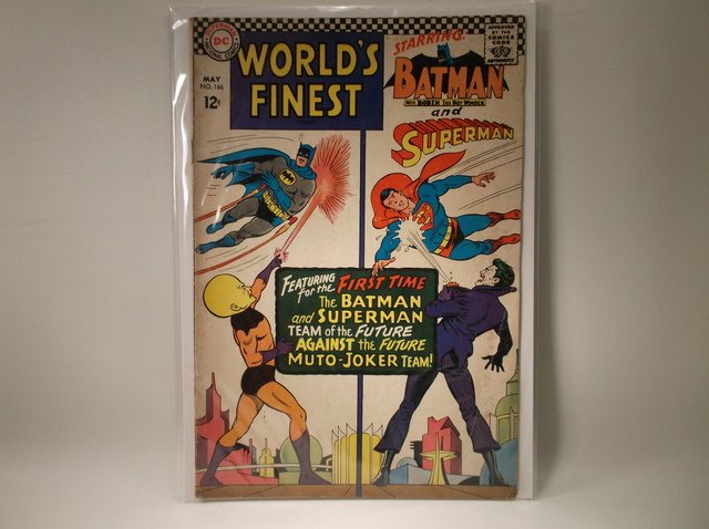 1967 DC Worlds Finest Comic Book #166 (1 of 1)