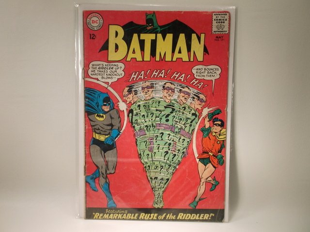 1965 DC Batman Comic Book #171 $1250 1st Riddler (1 of 2)