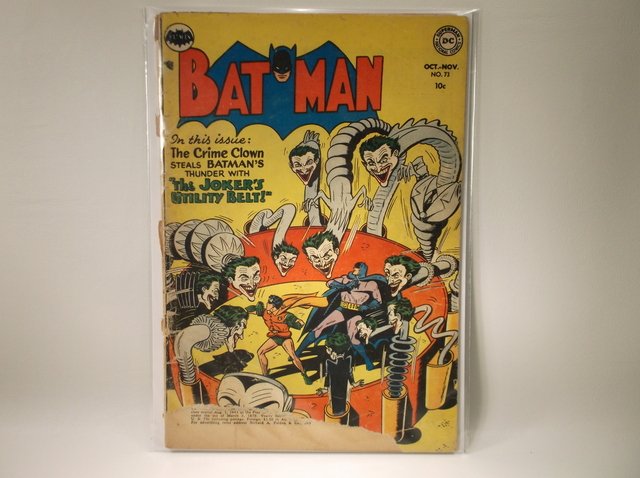 1952 DC Batman Comic Book #73 $2200 Joker Cvr (1 of 2)