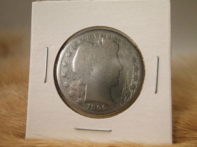 1899 US Silver Barber Half Dollar (1 of 1)