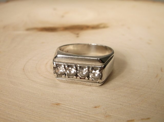 Beautiful Sterling Silver Mens Ring 10 Heavy (1 of 1)