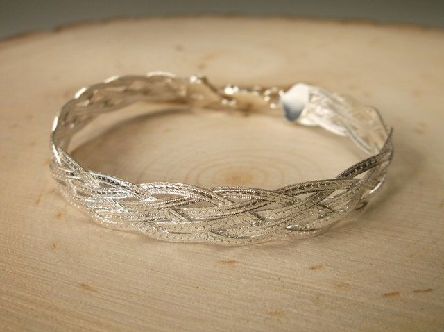 Gorgeous Heavy Sterling Silver Bracelet (1 of 1)