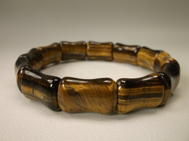 Gorgeous Genuine Tigers Eye Bracelet (1 of 1)