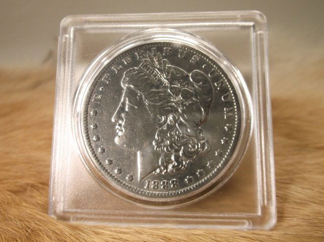 1888 O US Silver Morgan Dollar (1 of 2)