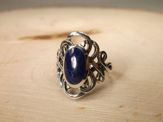 Gorgeous Sterling Silver Lapis Ring 7 (1 of 1)