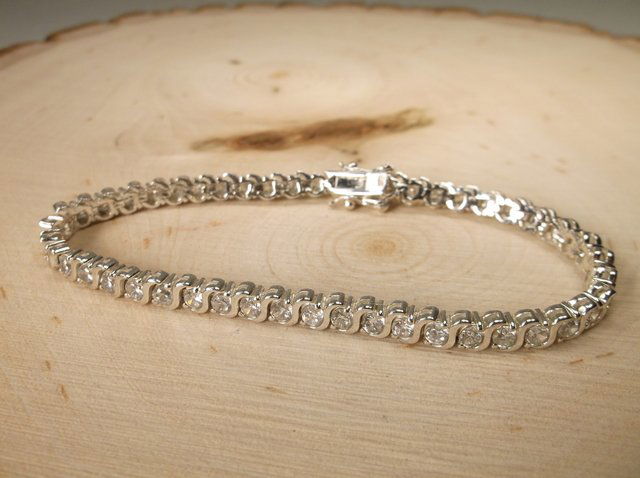 Gorgeous Heavy Sterling Silver Bracelet (1 of 1)