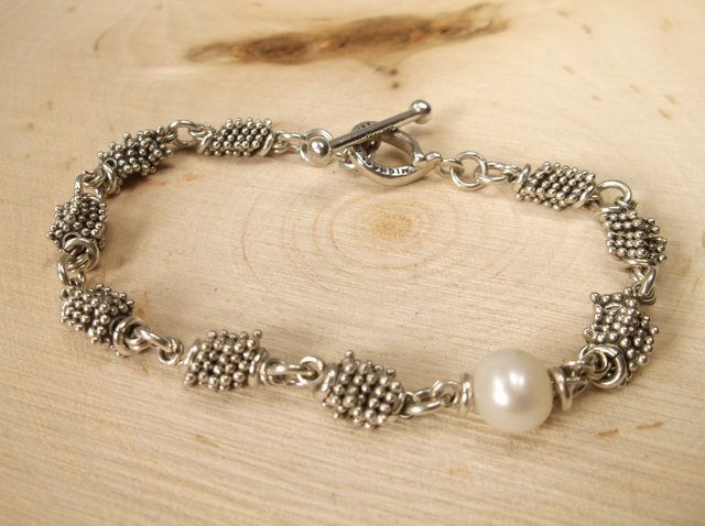 Gorgeous Sterling Silver Michael Dawkins Bracelet (1 of 2)