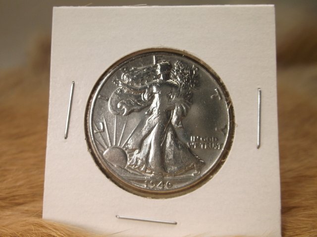 1946 US Silver Walking Liberty Half Dollar (1 of 1)