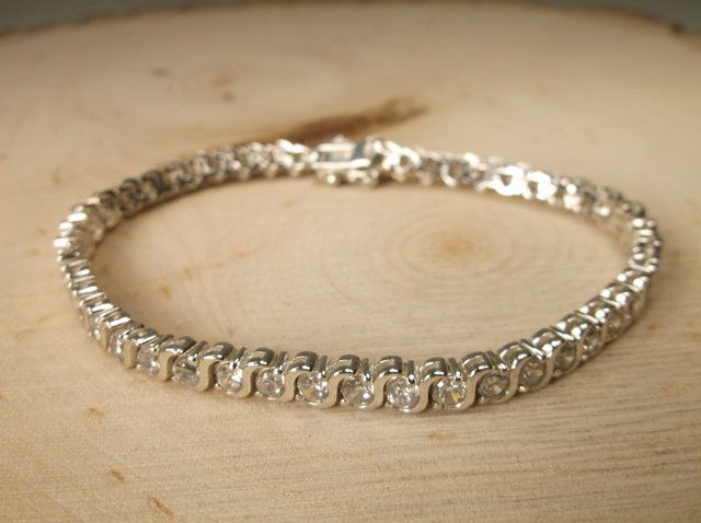 Gorgeous Heavy Sterling Silver Bracelet (1 of 1)