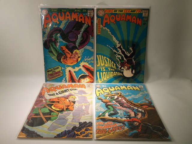 4 1967-69 DC Aquaman Comic Books $360 (1 of 1)