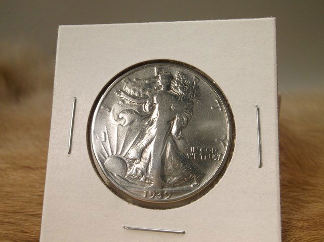 1939 US Silver Walking Liberty Half Dollar (1 of 1)
