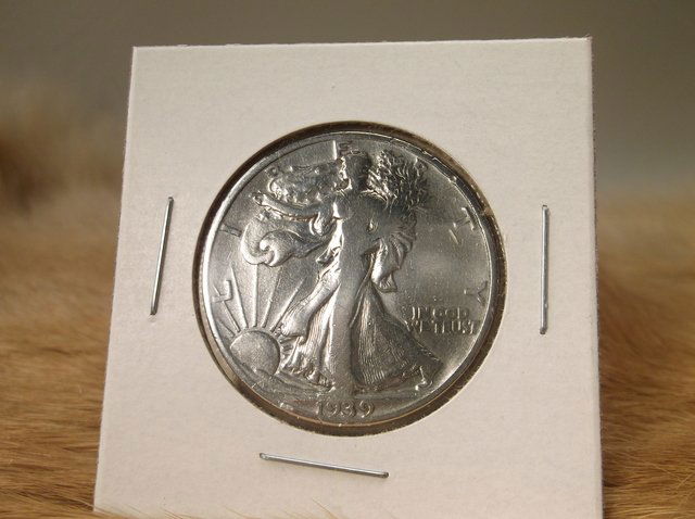 1939 US Silver Walking Liberty Half Dollar (1 of 1)