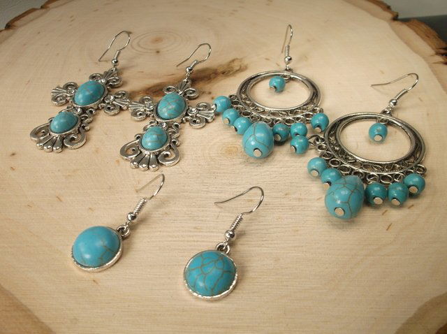 Gorgeous Southwestern Earring Lot (1 of 1)