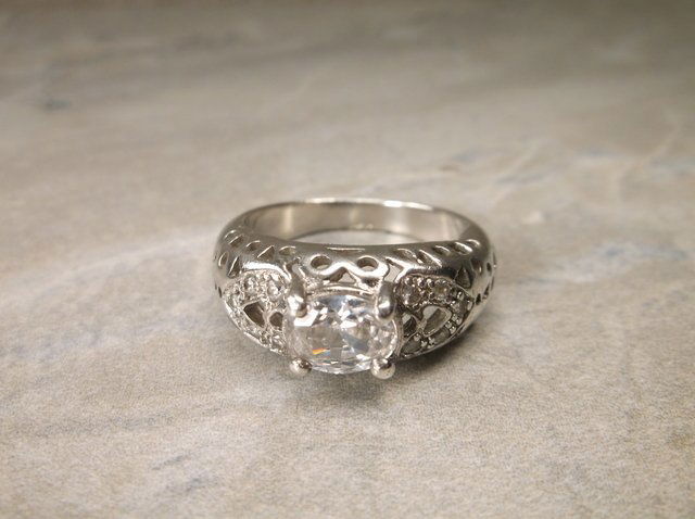 Gorgeous Sterling Silver Ring 8.5 (1 of 1)