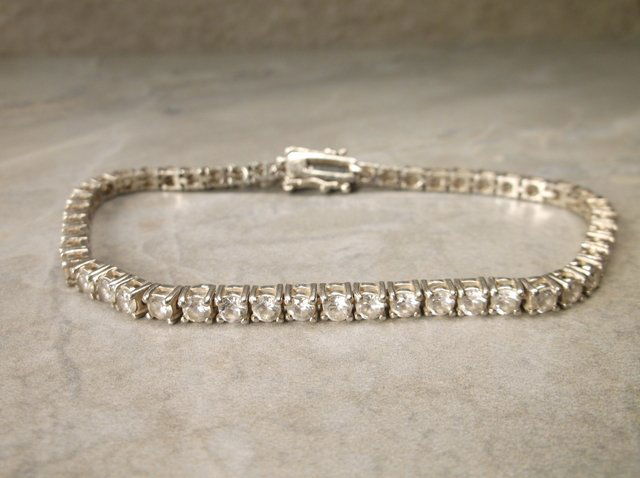 Gorgeous Sterling Silver Bracelet Heavy (1 of 1)