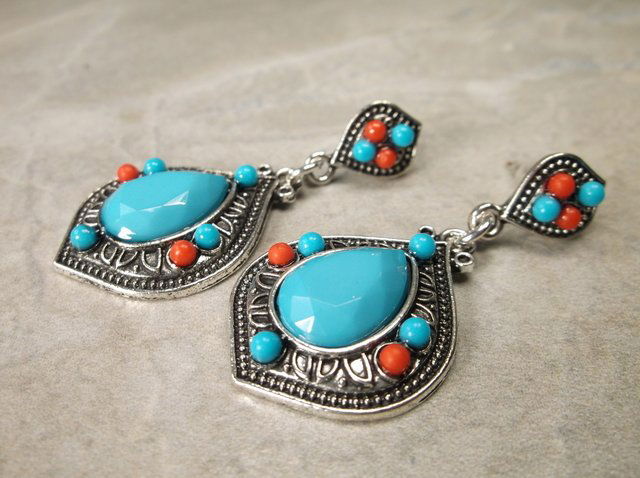 Gorgeous Southwestern Earrings (1 of 1)