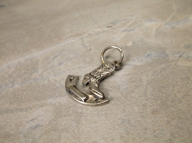 Gorgeous Sterling Silver Boot Charm Vintage (1 of 1)