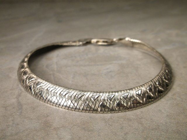 Gorgeous Heavy Sterling Silver Bracelet (1 of 1)